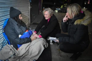 The Rough Sleeping Initiative directly funds frontline services like outreach
